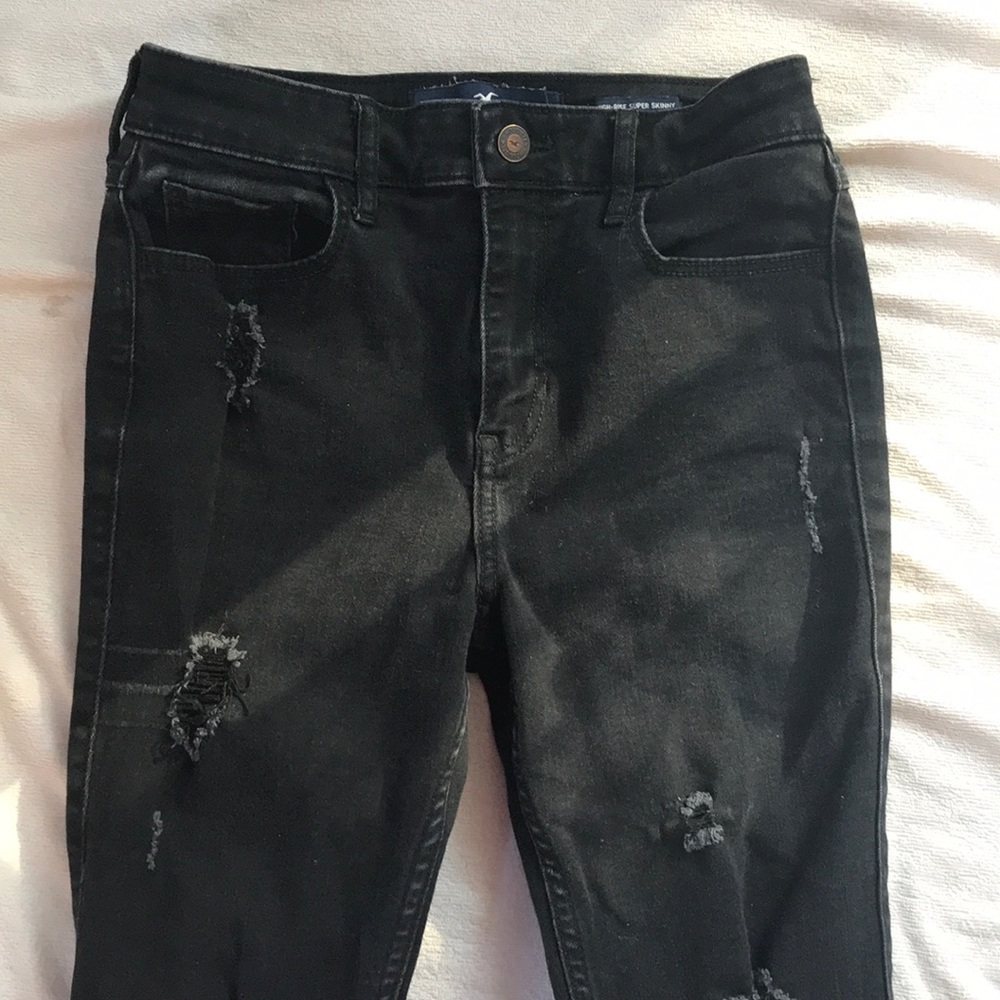 high-rise skinny Hollister classic stretch jeans